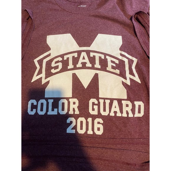 C Port & Company mens S double-sided shirt Michigan State color guard 2016 - Picture 7 of 8